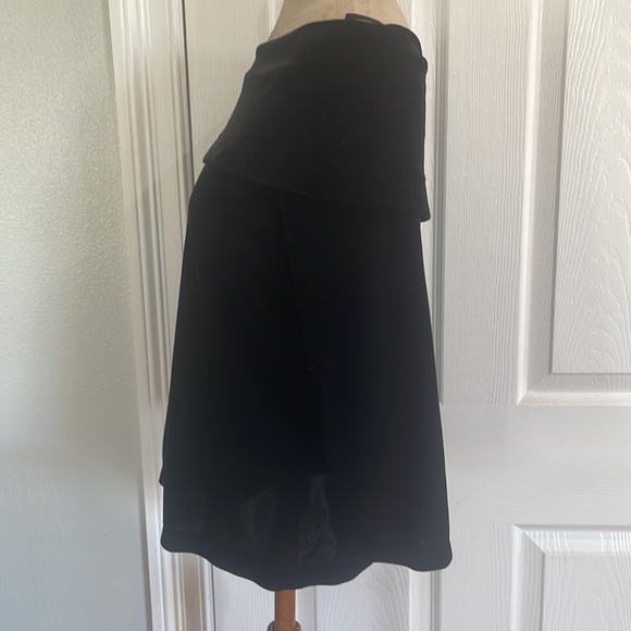 New York & company stretch top off the shoulder velvet 3/4 sleeve women’s size M - Picture 6 of 11